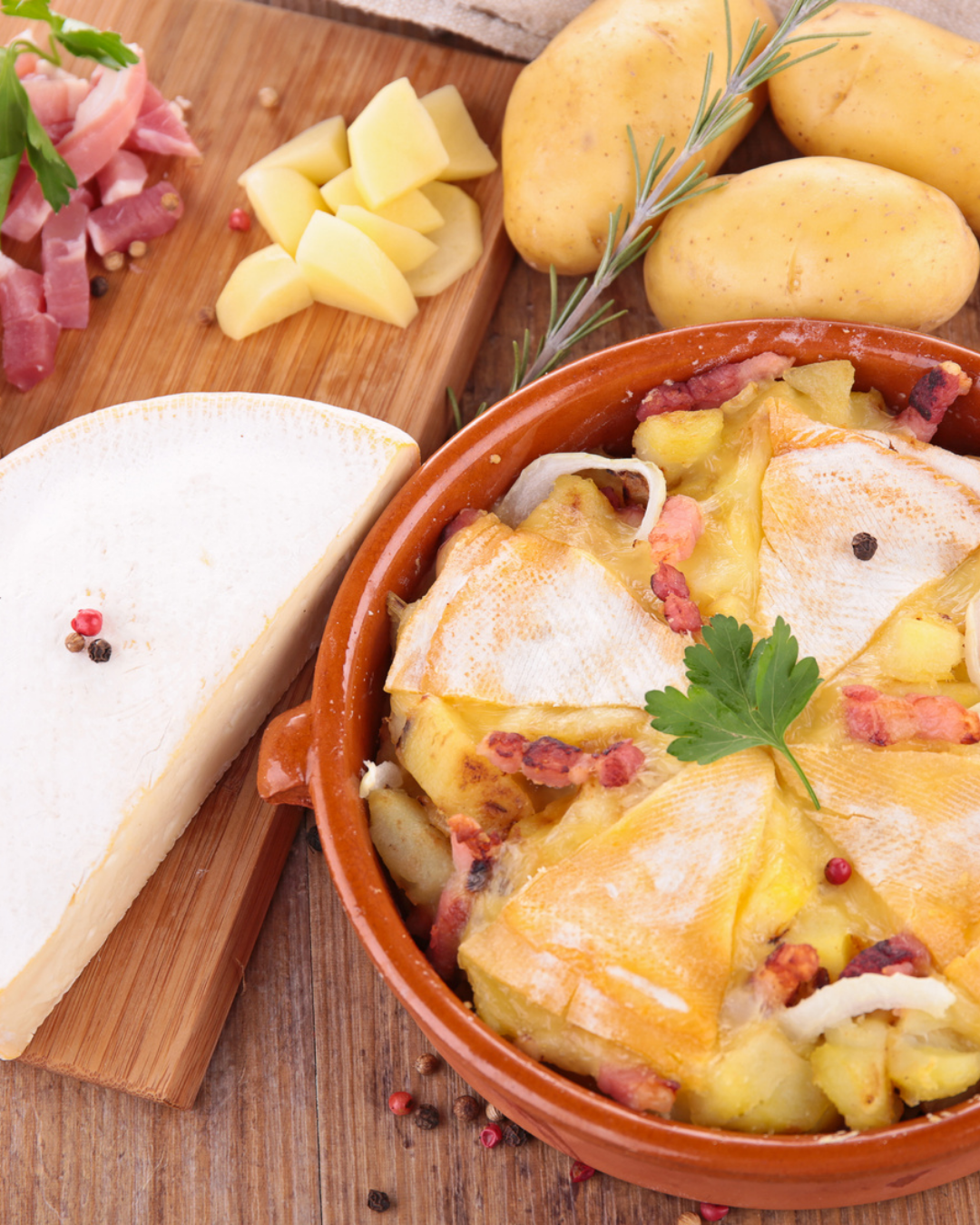 Tartiflette à l'ail des ours