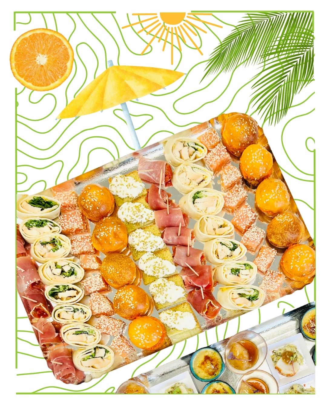 Plateau de 25 pièces salées