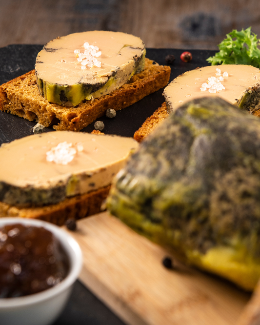 Foie gras de canard maison 100% lobe français (100 g)