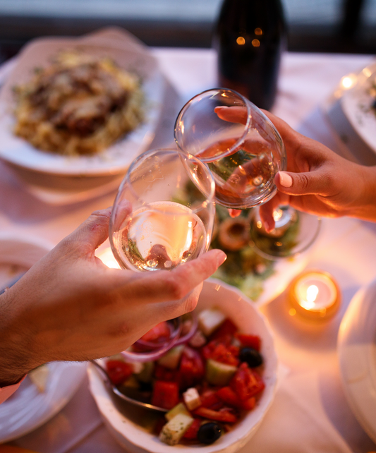 Menu des amoureux avec rose 🌹